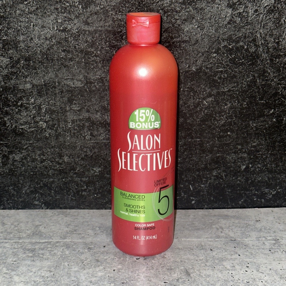 Salon Selectives Balanced Cleansing Level 5 Shampoo 14 Fl OZ Smooths Shines